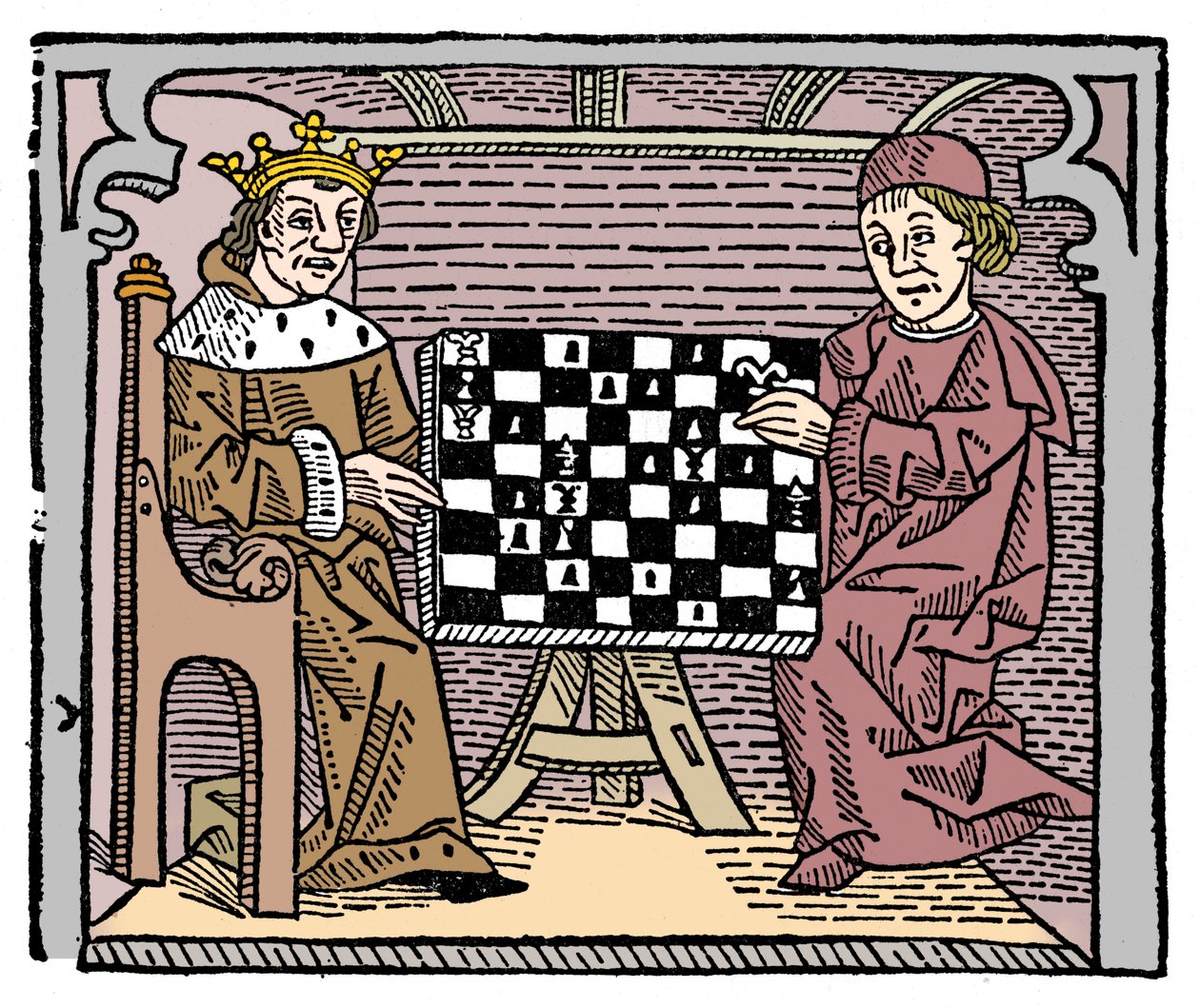 Spill og spill av sjakk, 1474 1956 av Unbekannt