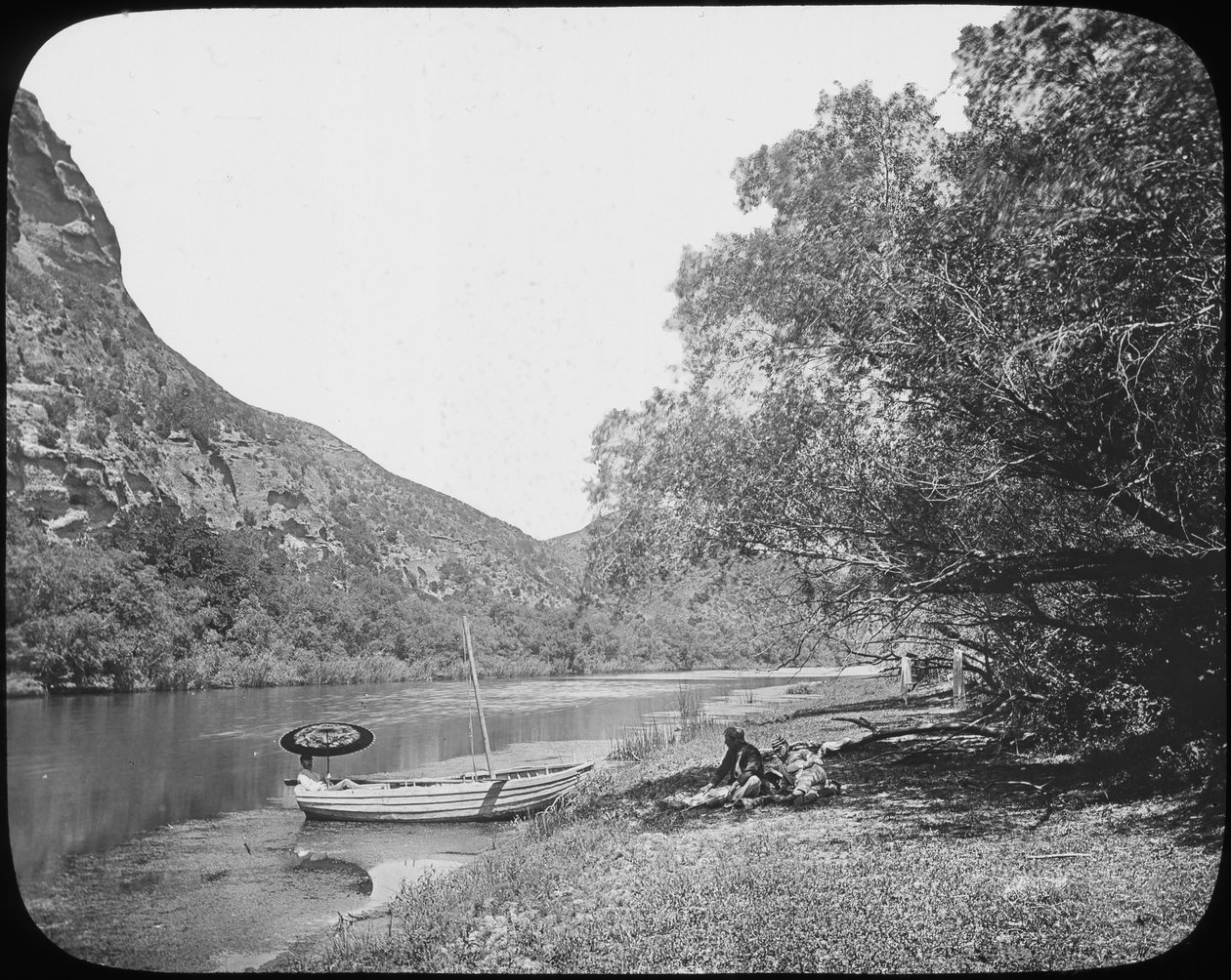 Gamtoos-elven, Sør-Afrika, ca 1890 av Unbekannt