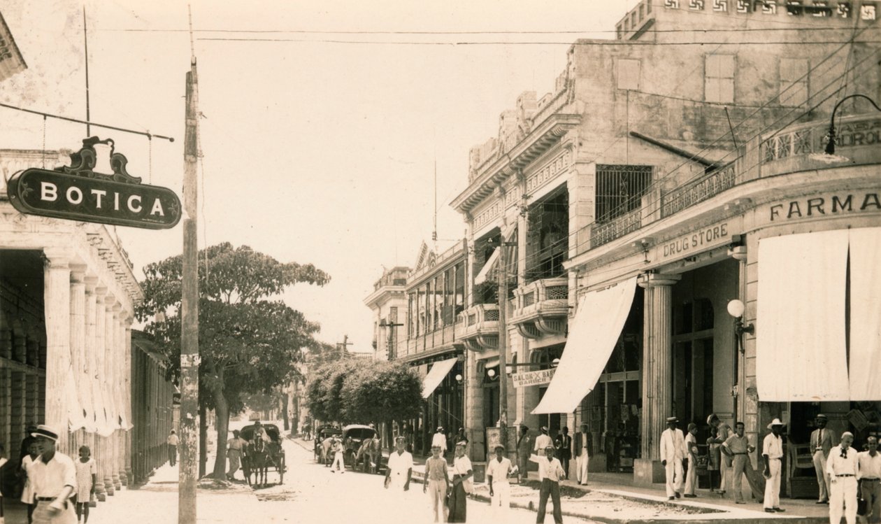 Garcia Street, Guantanamo, Cuba, c1900 av Unbekannt