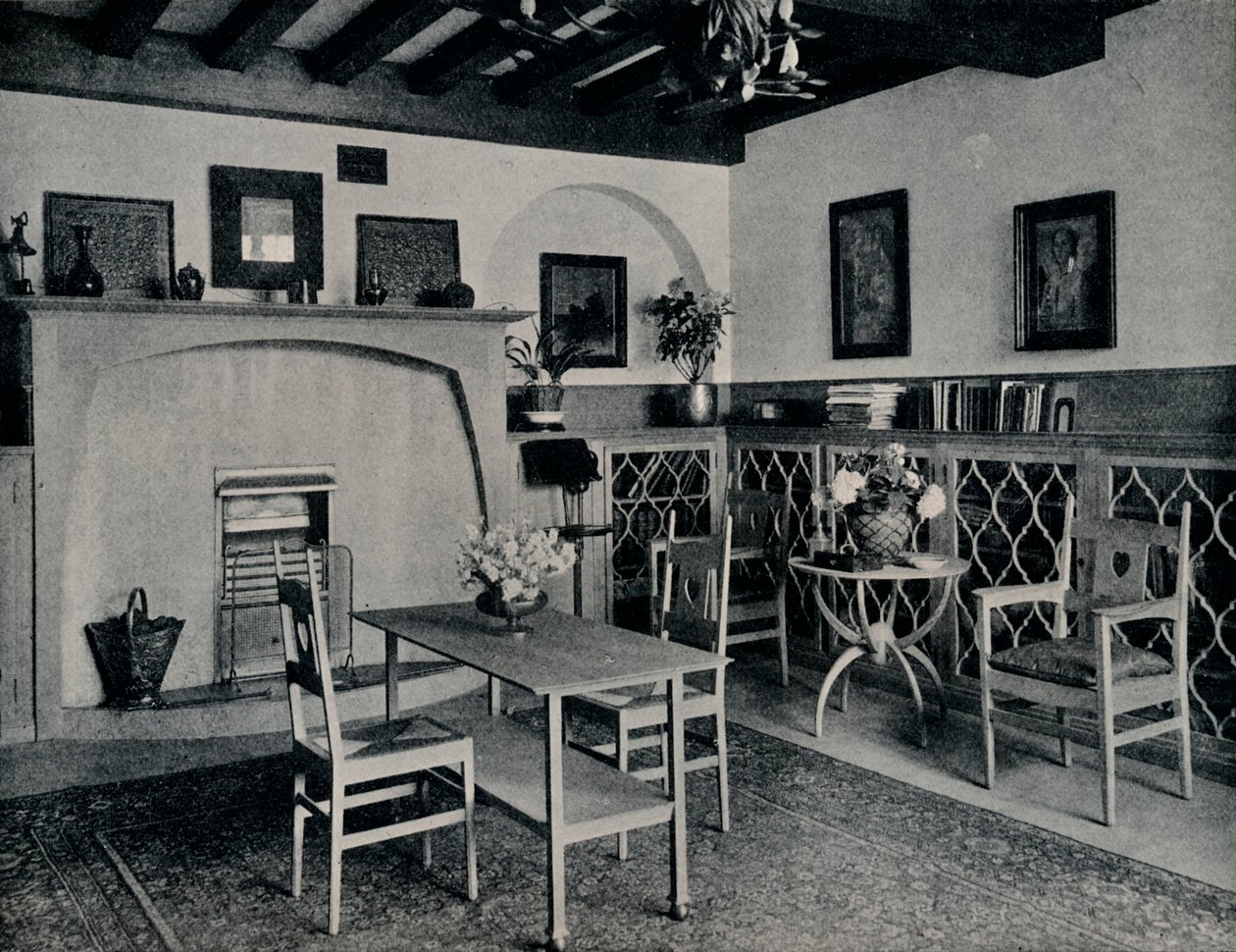 Garden Corner, c1907 av Unbekannt