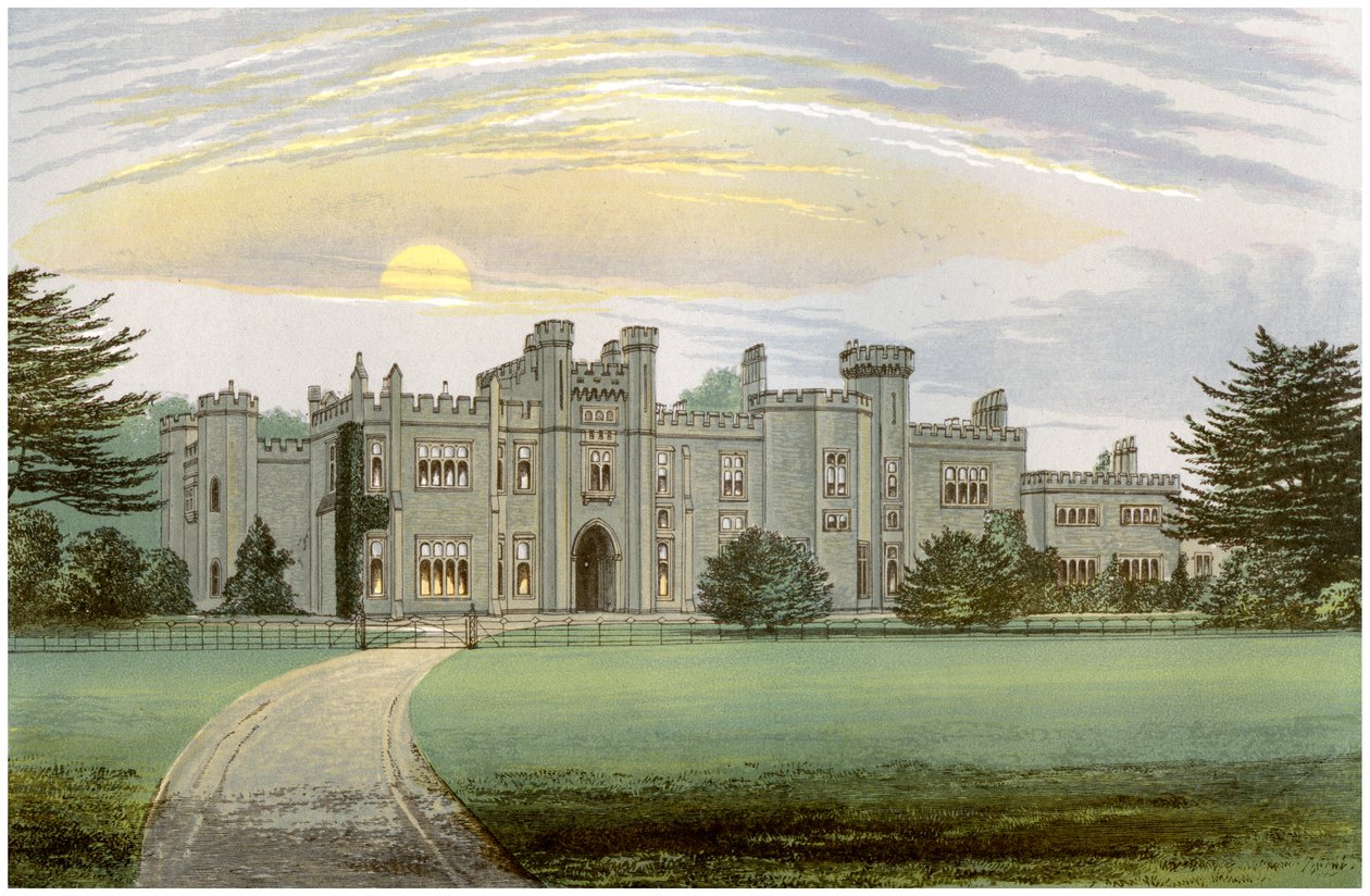 Garnstone, Herefordshire, hjemmet til Peploe-familien, c1880 av Unbekannt