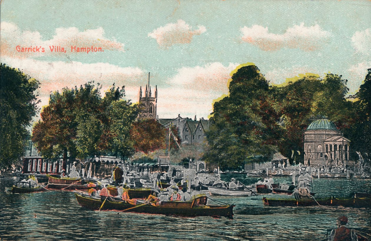 Garricks Villa, Hampton, c1910 av Unbekannt