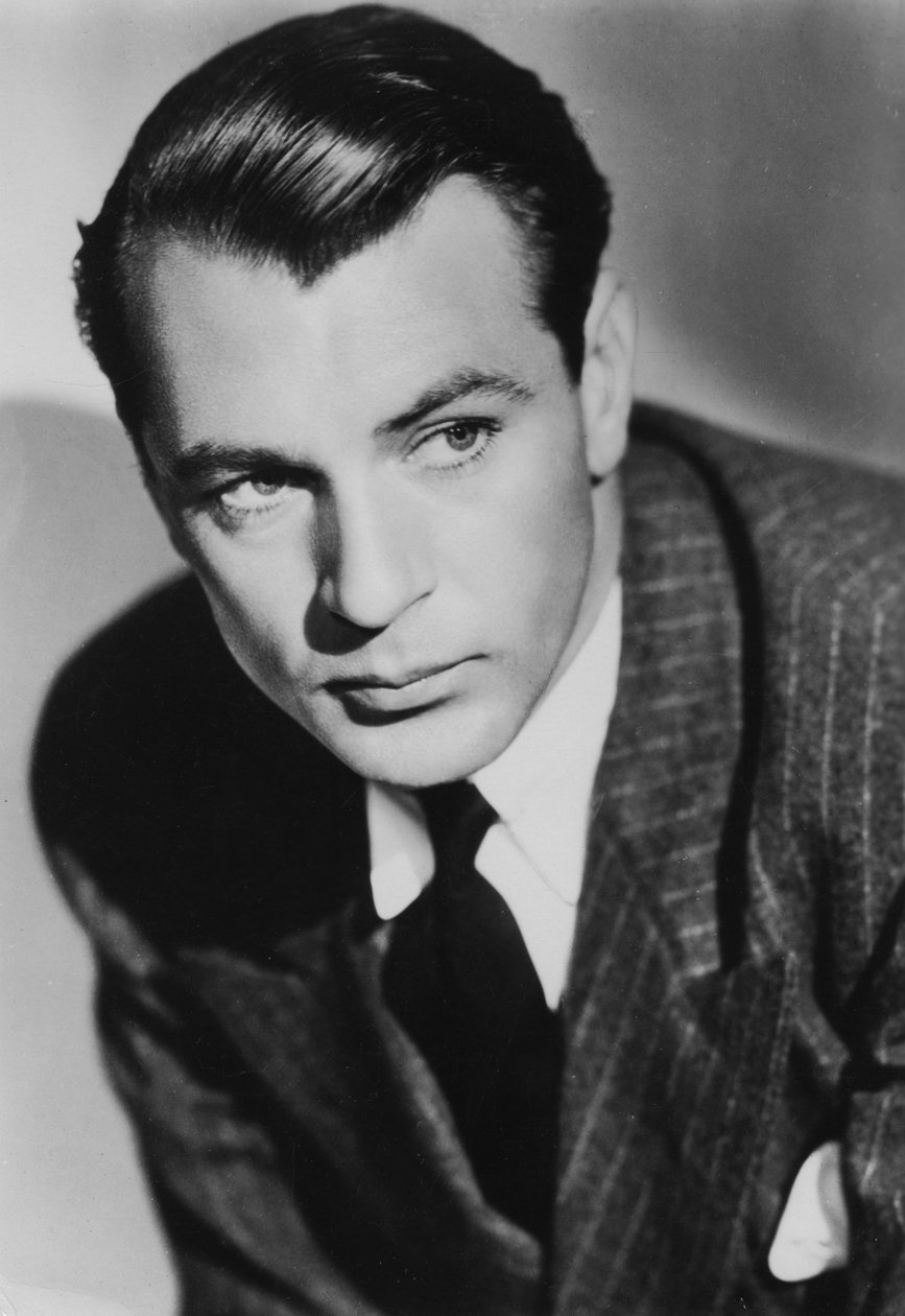 Gary Cooper 1901-1961, amerikansk skuespiller, ca 1930-tallet av Unbekannt