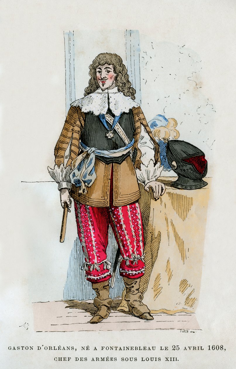 Gaston, Duc dOrleans, sjef for hærene under Louis XIII av Frankrike, 1882-1884 av Unbekannt