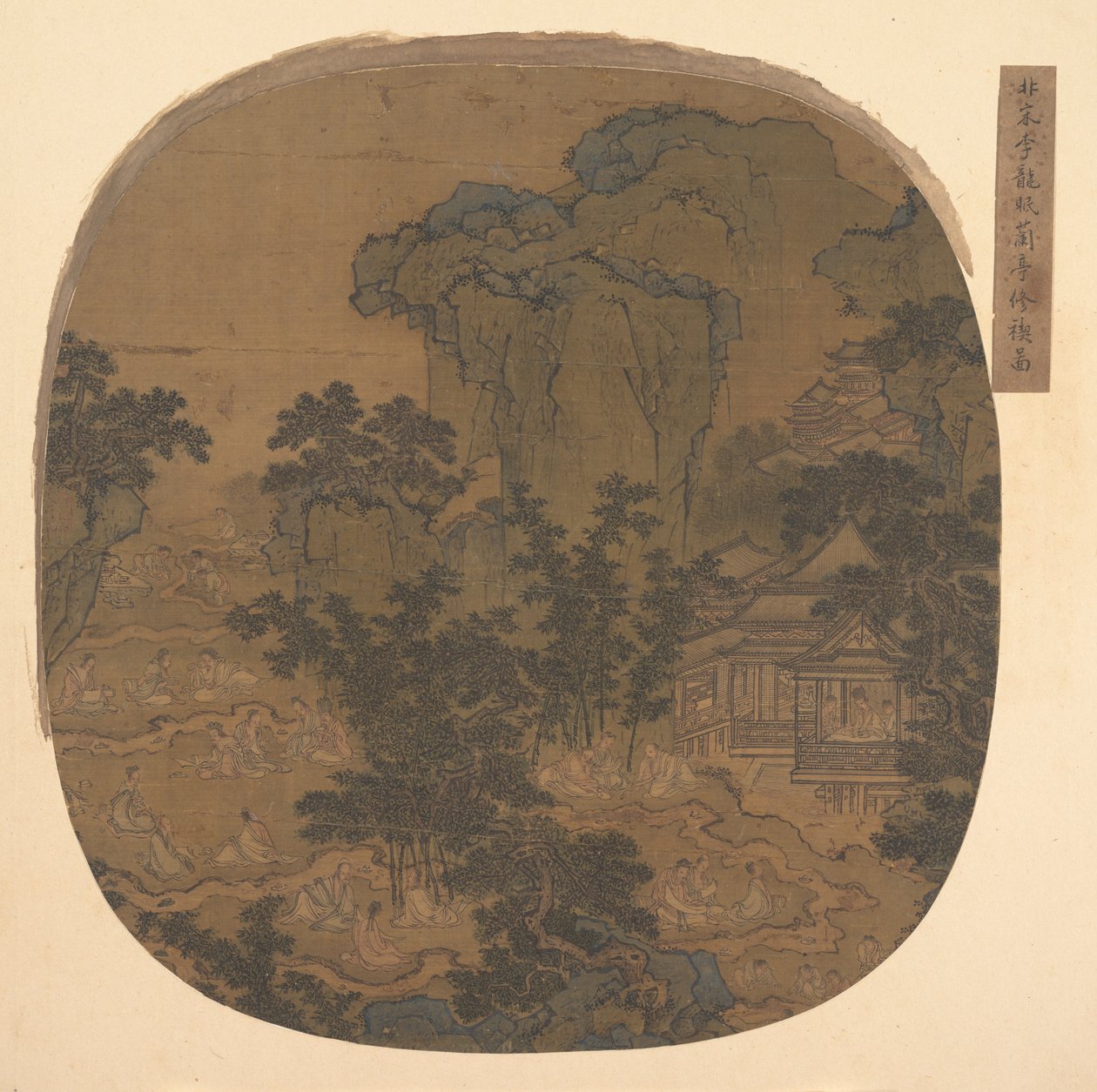 Samling ved Orchid Pavilion, 1500-tallet. av Unbekannt
