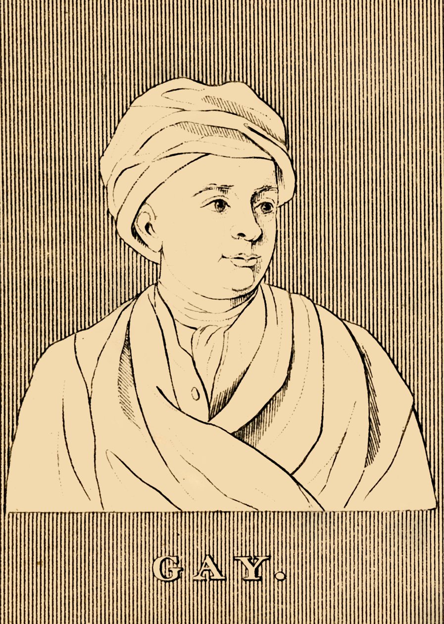 Gay, 1685-1732, 1830. av Unbekannt