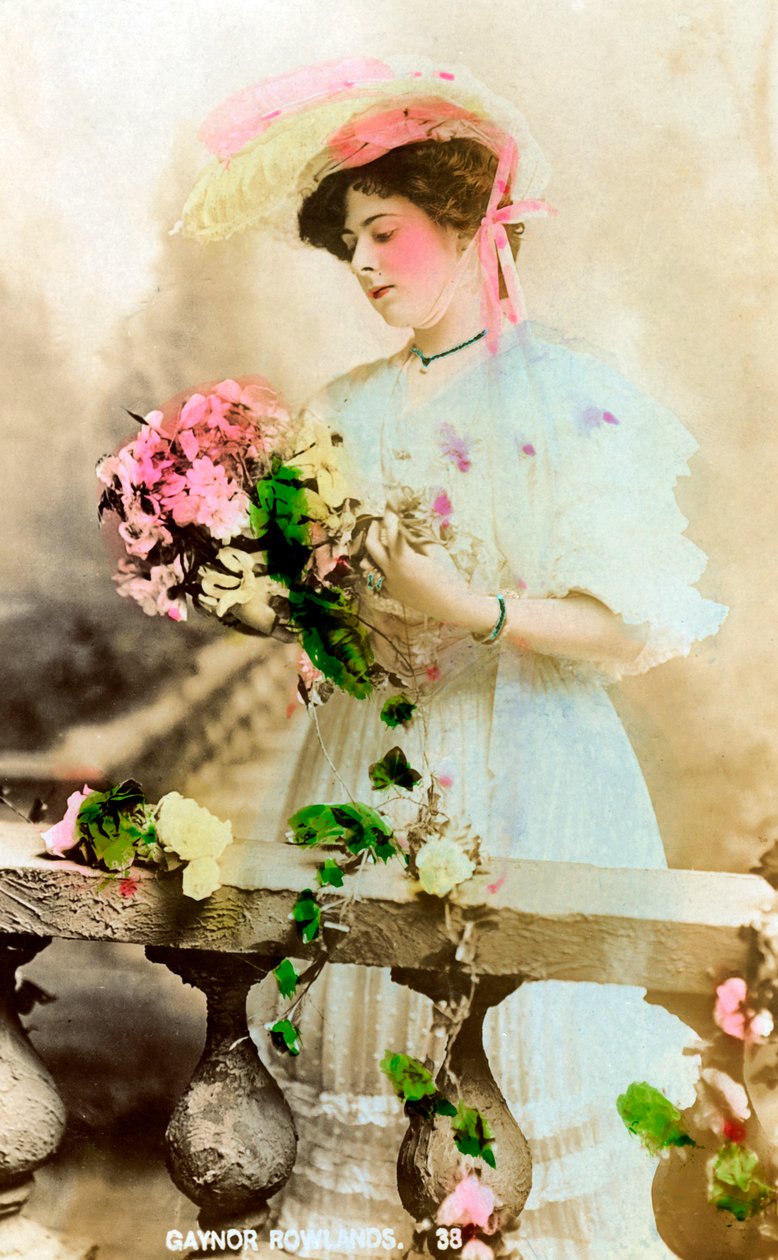 Gaynor Rowlands 1883-1906, engelsk skuespillerinne, tidlig på 1900-tallet av Unbekannt