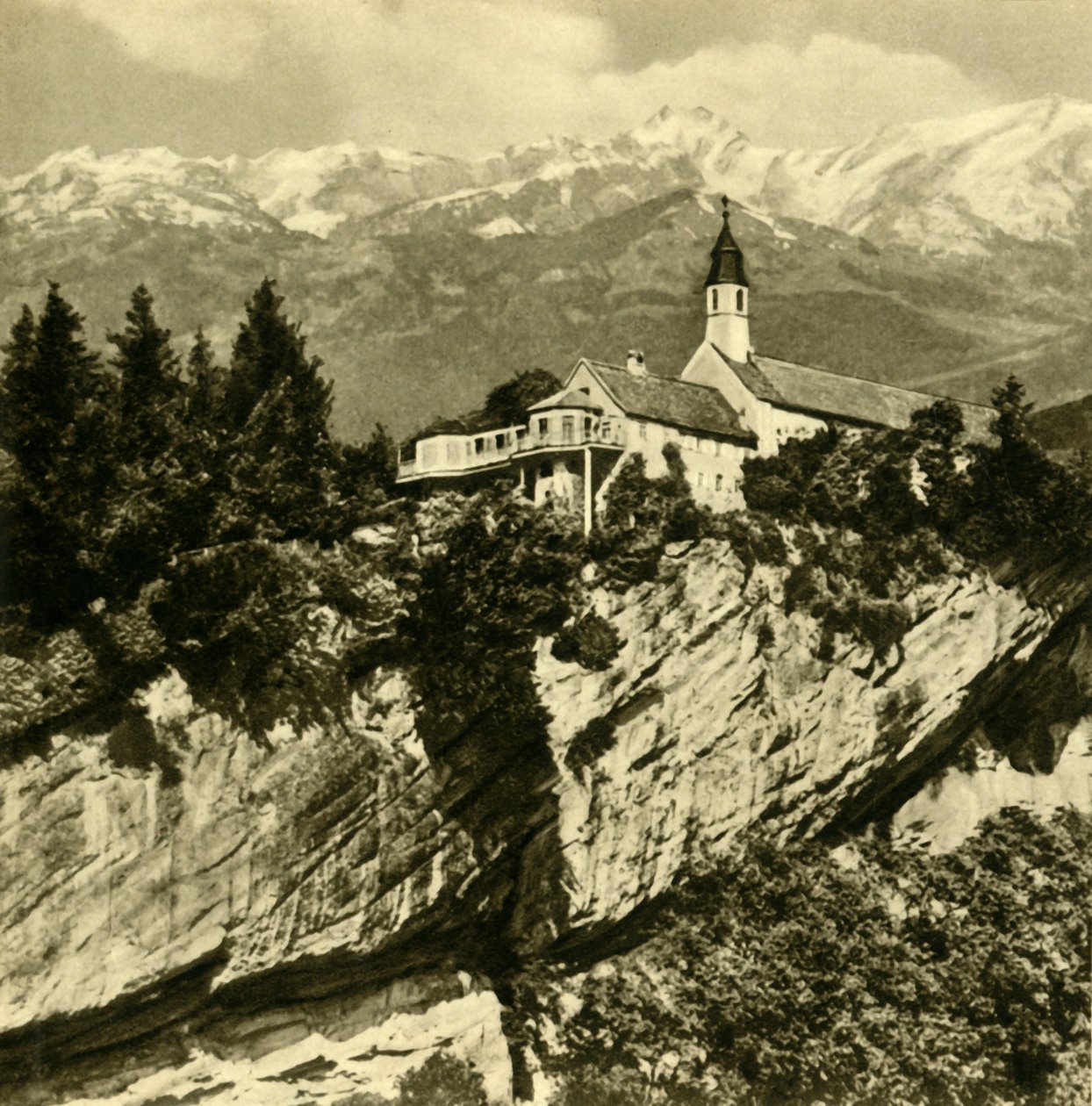 Gebhardsberg, Bregenz, Østerrike, c1935. av Unbekannt