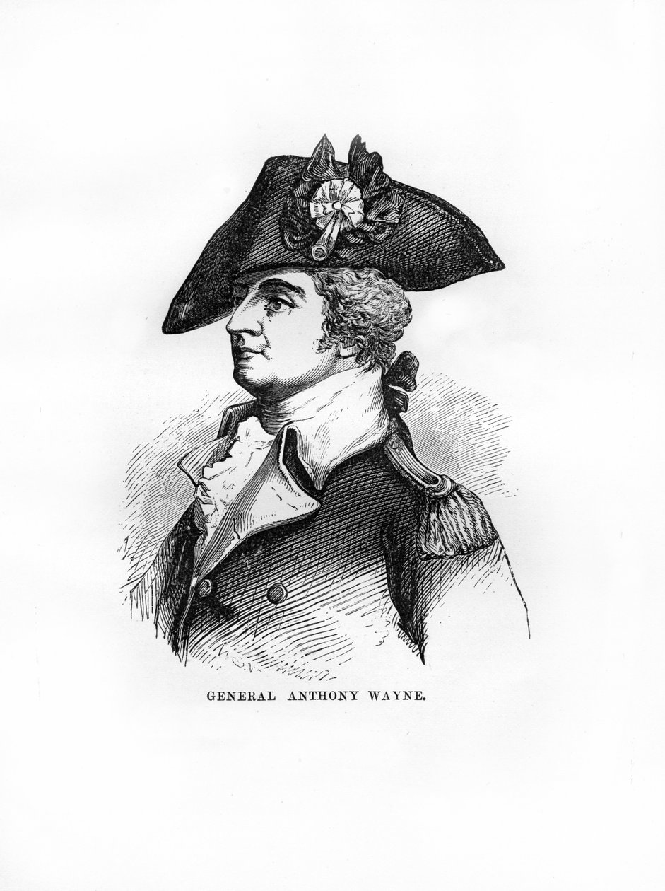 General Anthony Wayne , general og statsmann i USAs hær, 1872 av Unbekannt