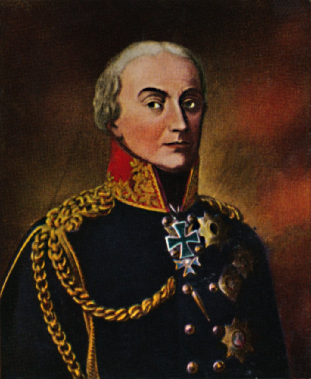 General Bülow von Dennewitz 1755-1816. - Malerier av Gebauer, 1934. av Unbekannt