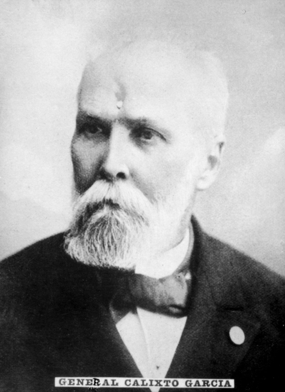General Calixto Garcia Iniguez 1839-1898, general under den cubanske uavhengighetskrigen, c1910 av Unbekannt