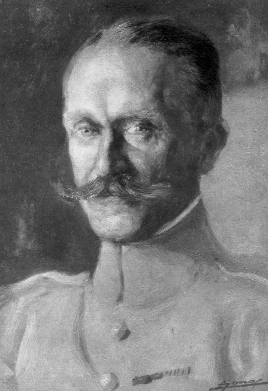 General Duval, sjef for det franske luftvåpenet, 1918 av Unbekannt
