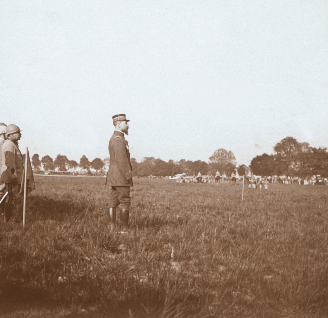 General Henri Gouraud, Chalons, Marne, Nord-Frankrike, c1914-c1918. av Unbekannt