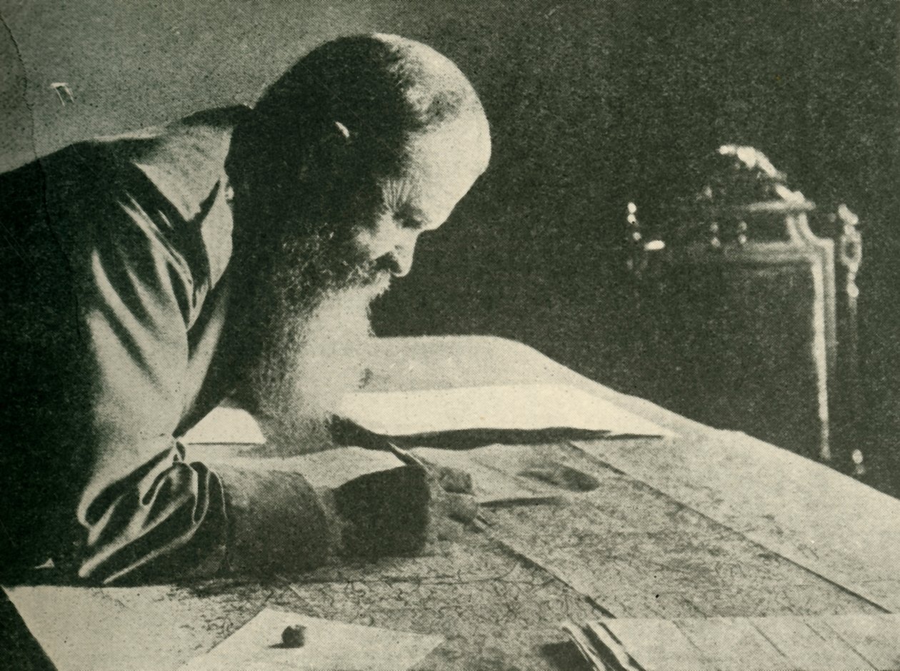 General Ivanoff, kommanderte den sørrussiske gruppen..., første verdenskrig, 1915, c1920. av Unbekannt