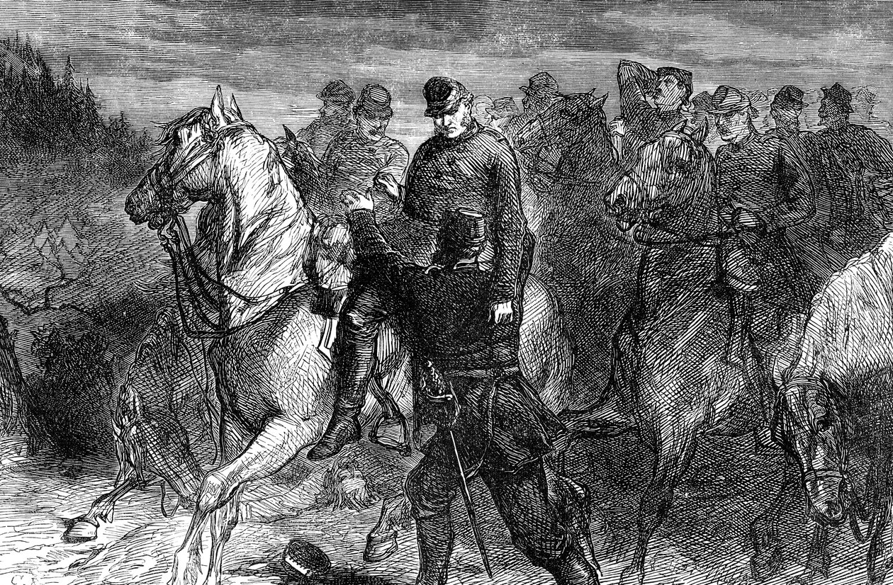 General Jackson dødelig såret, sent på 1800-tallet av Unbekannt