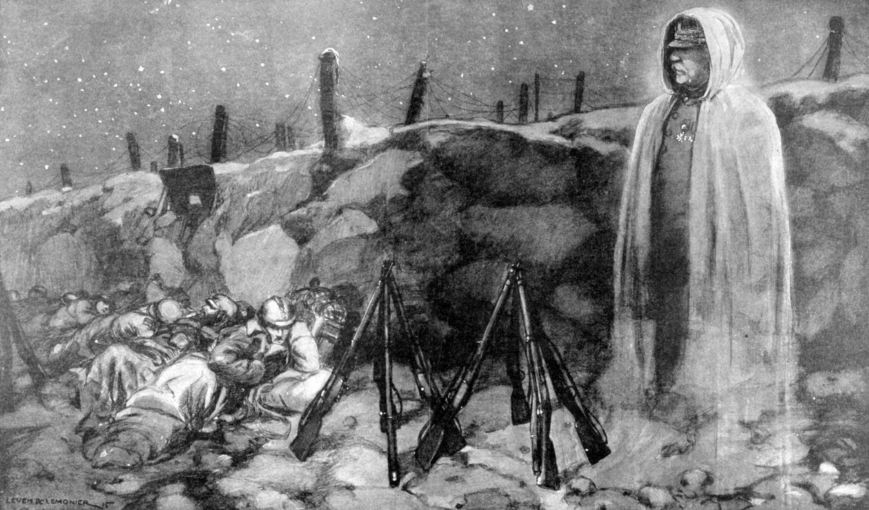 General Joseph Joffre, 1915 av Unbekannt