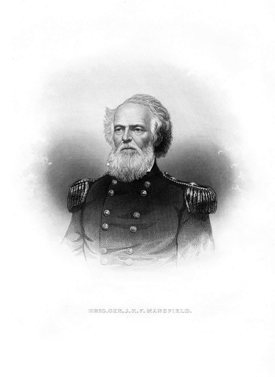 General Joseph King Fenno Mansfield , amerikansk soldat, 1872 av Unbekannt