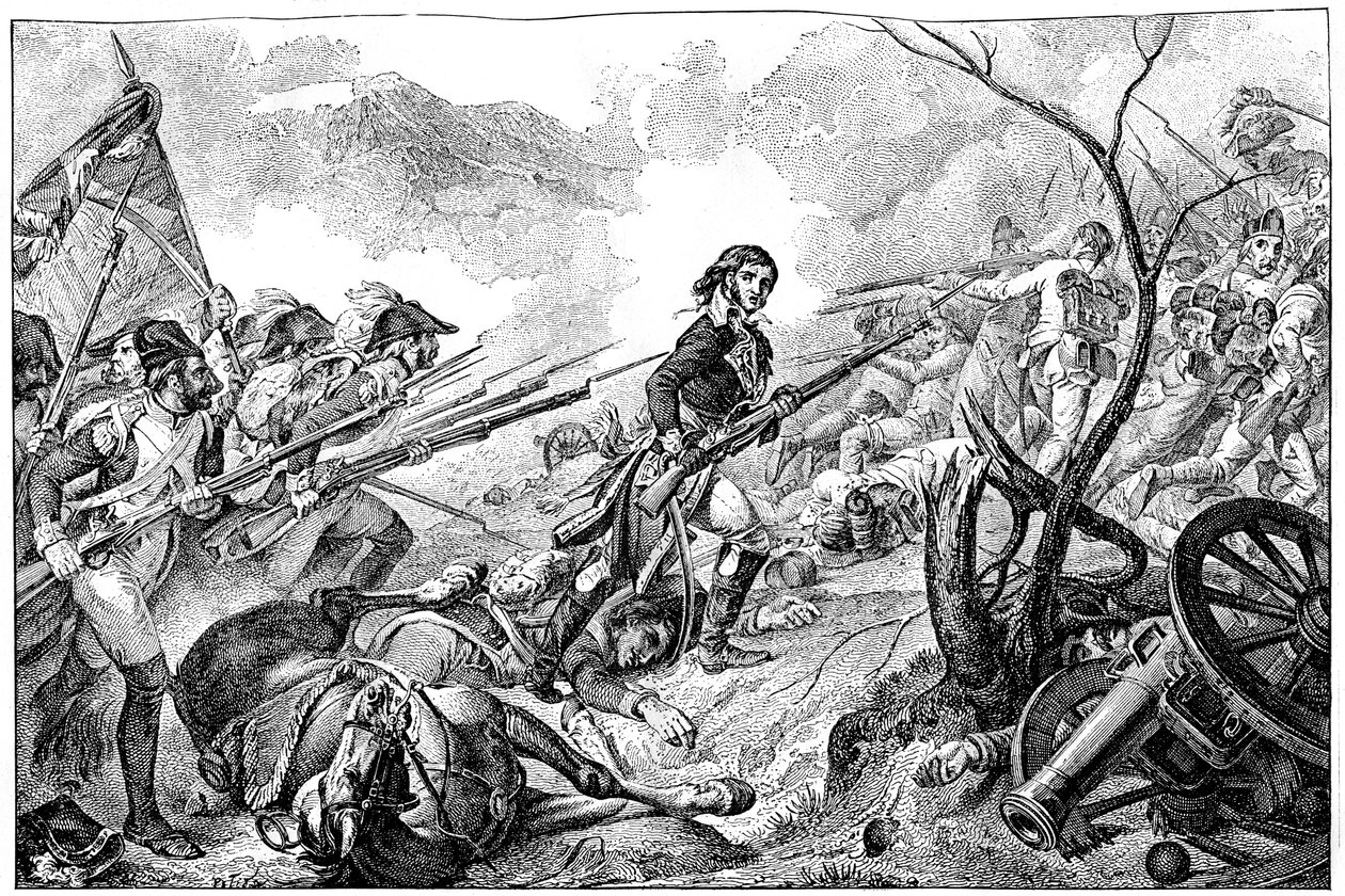 General Joubert i slaget ved Rivoli, 14. januar 1797 1882-1884 av Unbekannt