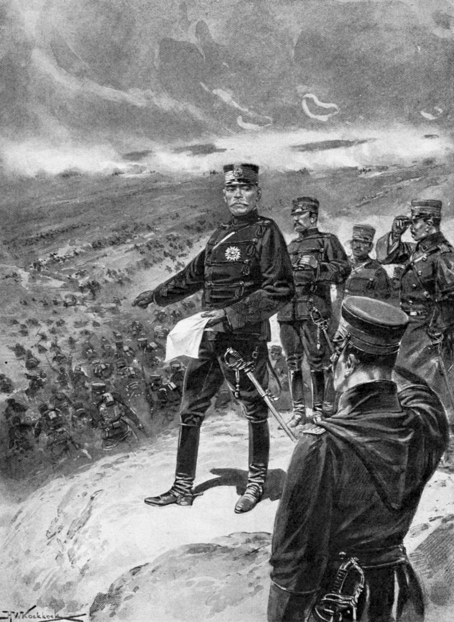 General Kuroki, japansk kommandør, den russisk-japanske krigen 1904-5 av Unbekannt
