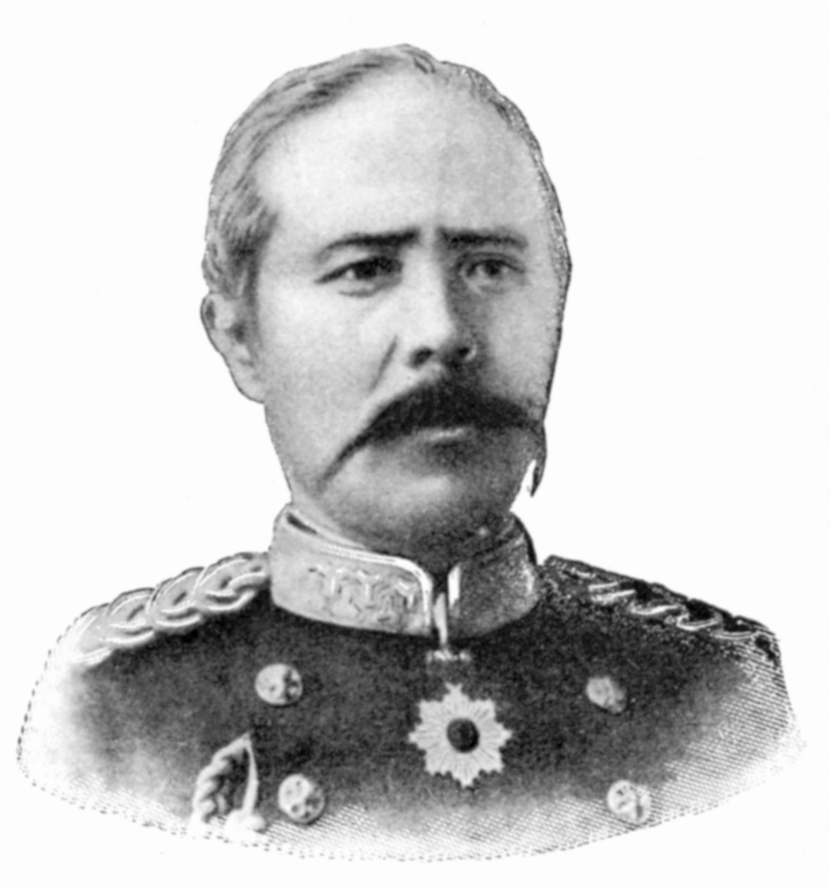 General Kuroki, russisk øverstkommanderende, russisk-japanske krig, 1904-5 av Unbekannt