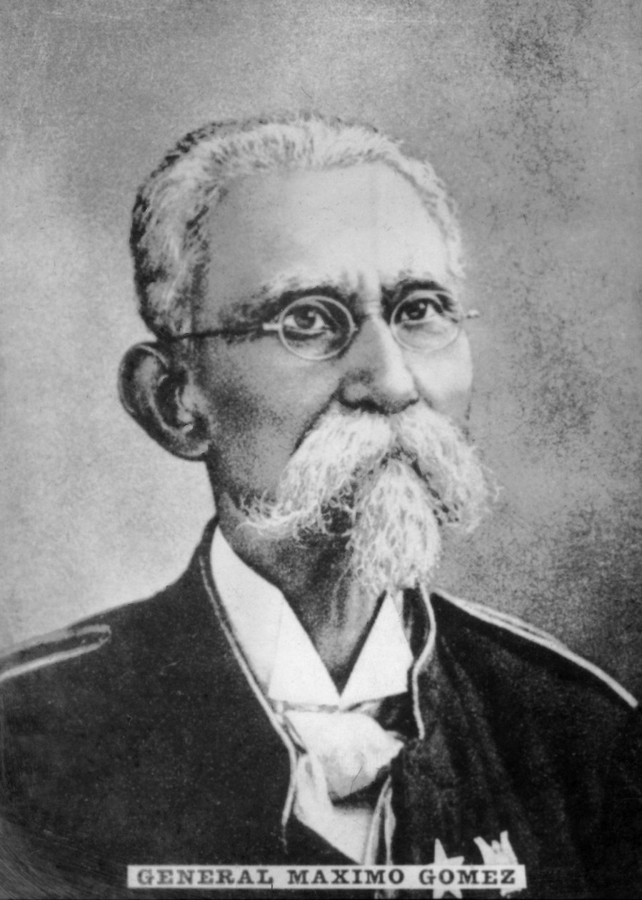General Maximo Gomez 1836-1905, dominikanske generalmajor i tiårskrigen, c1910 av Unbekannt