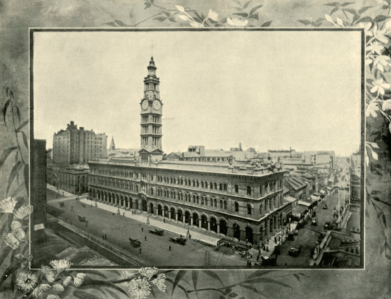 General Post Office, Sydney, 1901. av Unbekannt