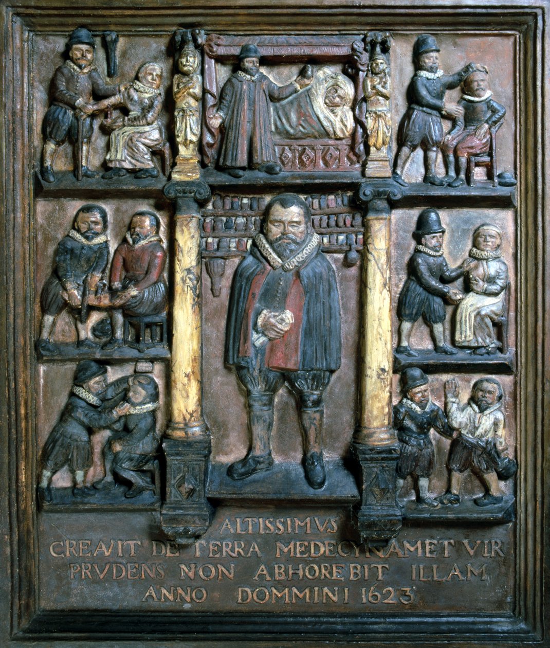 Allmennpraktiserende kirurger tegn, c 1623 av Unbekannt