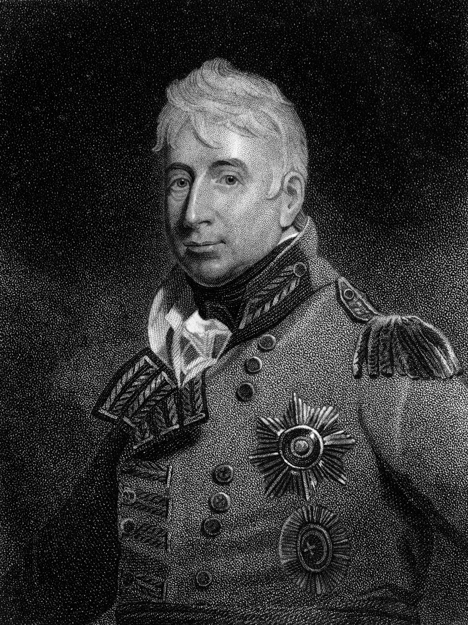 General Sir Eyre Coote 1762-1823, britisk soldat, 1837 av Unbekannt