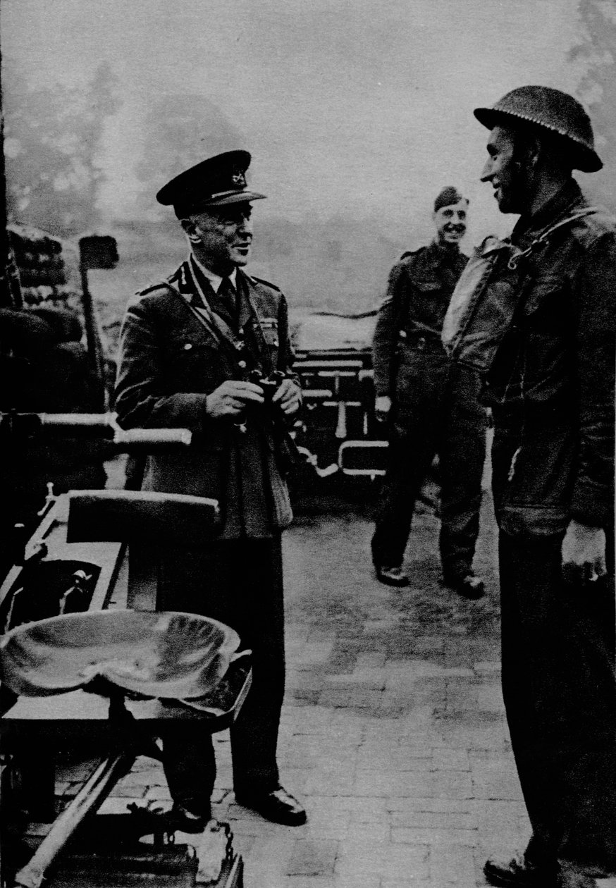 General Sir Frederick Pile, øverstkommanderende, luftvernkommando, 1943 av Unbekannt