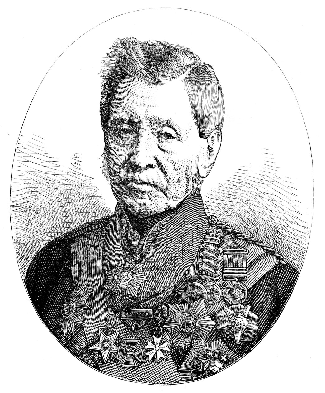 General Sir John Fox Burgoyne 1782-1871, britisk soldat av Unbekannt