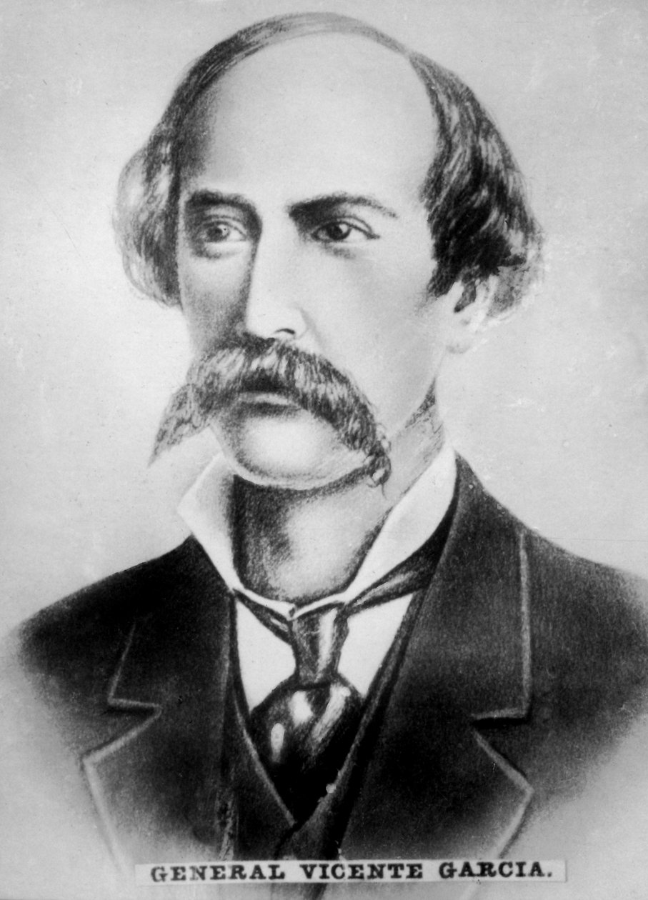General Vicente Garcia González 1833-1886, cubansk president, c1910 av Unbekannt