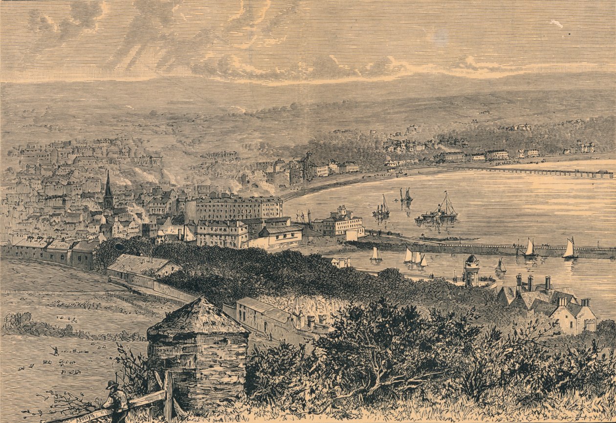 General View of Douglas, 1880 av Unbekannt