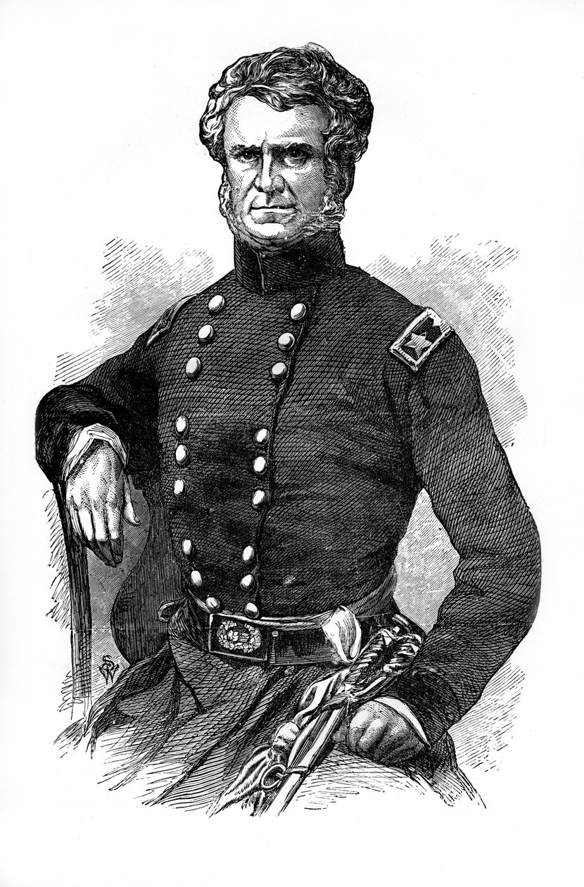 General William Worth , amerikansk soldat, 1872 av Unbekannt