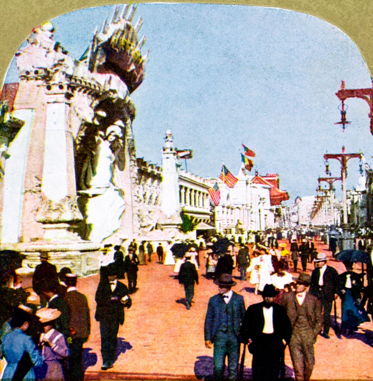 Generell utsikt over gjedden på verdensutstillingen, St Louis, Missouri, USA, 1904 av Unbekannt