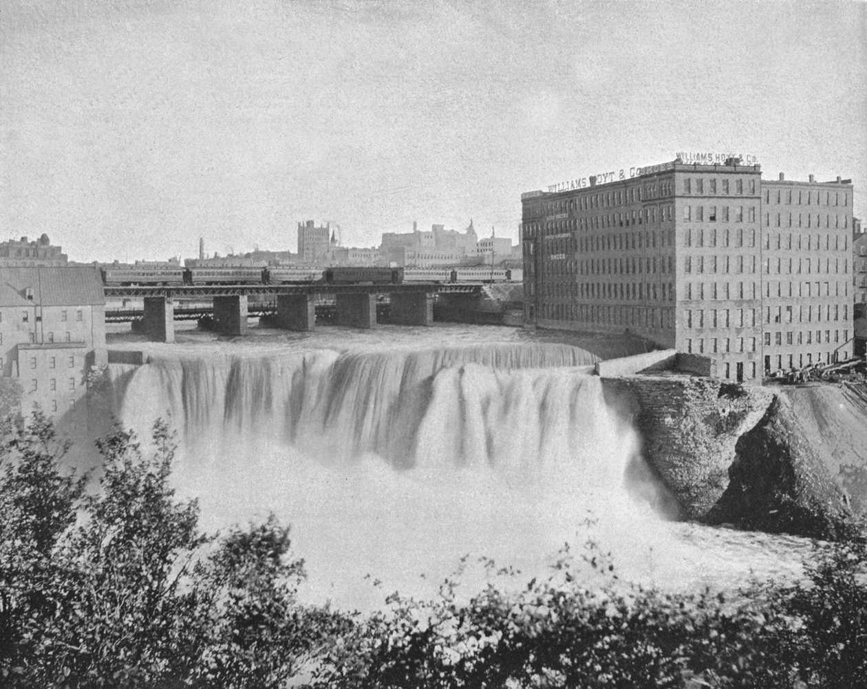 Genesee Falls, Rochester, New York State, USA, c1900. av Unbekannt