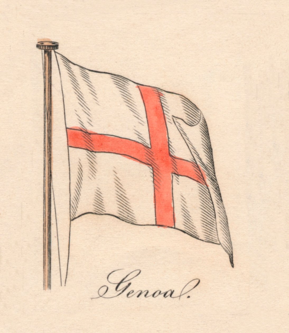 Genova, 1838 av Unbekannt