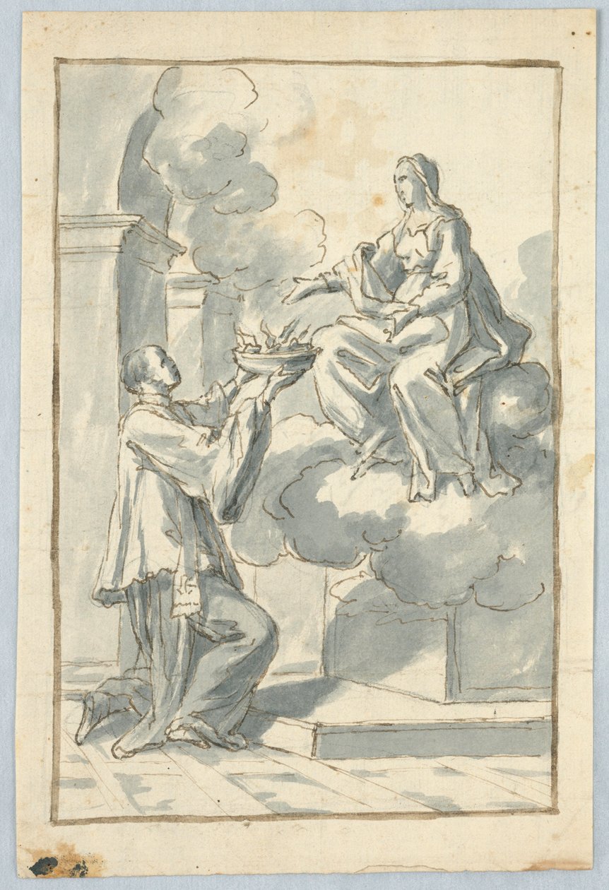 Genuflecting Priest, 1600–1900 -tallet av Unbekannt