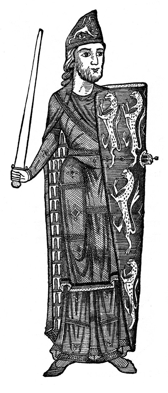 Geoffrey Plantagenet, greve av Anjou, midten av 1100-tallet, 1910 av Unbekannt
