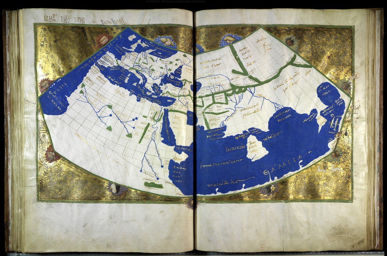 Geographia av Ptolemaios, ca 1454 av Unbekannt