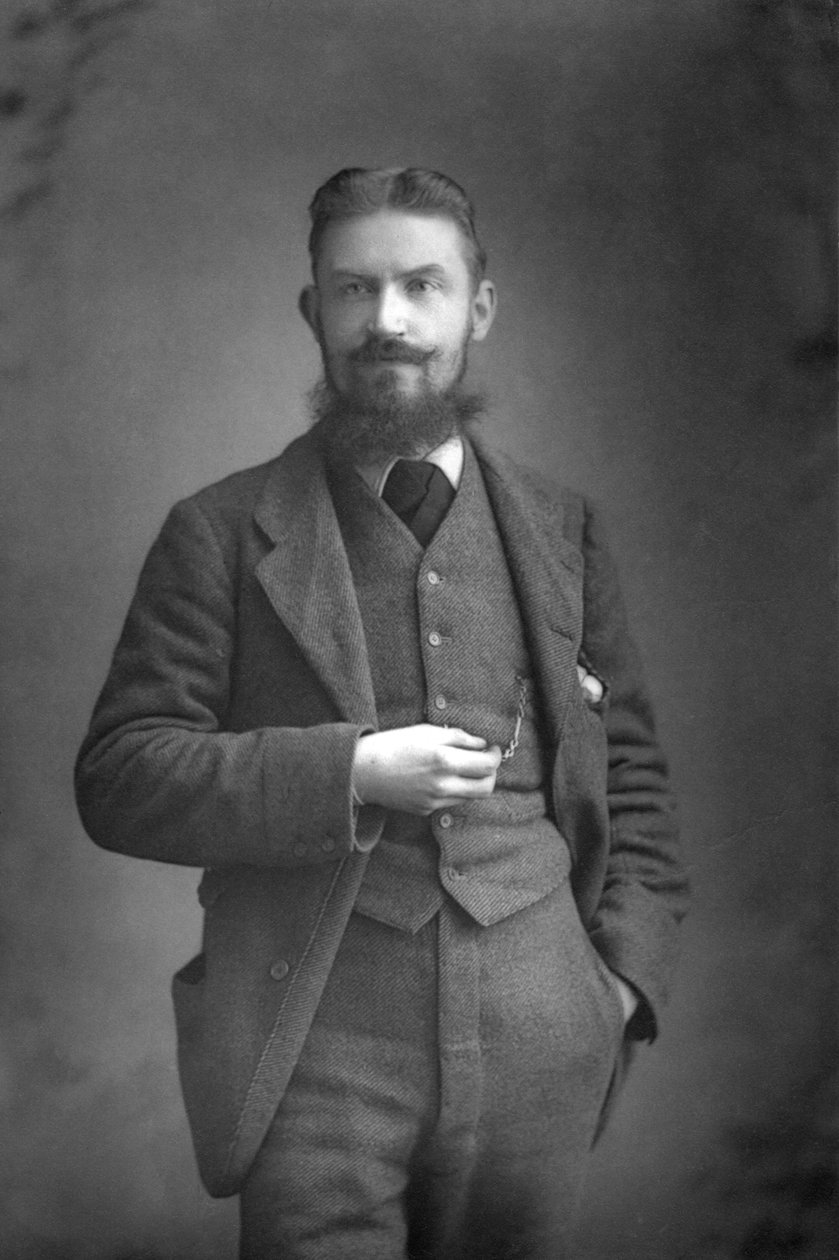 George Bernard Shaw 1856-1950 irsk dramatiker, kritiker og Fabian, 1890-1894 av Unbekannt