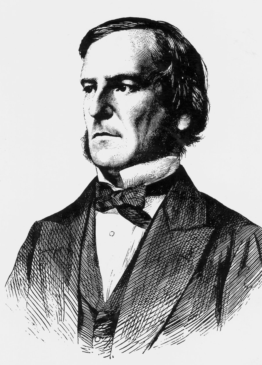 George Boole , engelsk matematiker, ca 1840-tallet av Unbekannt