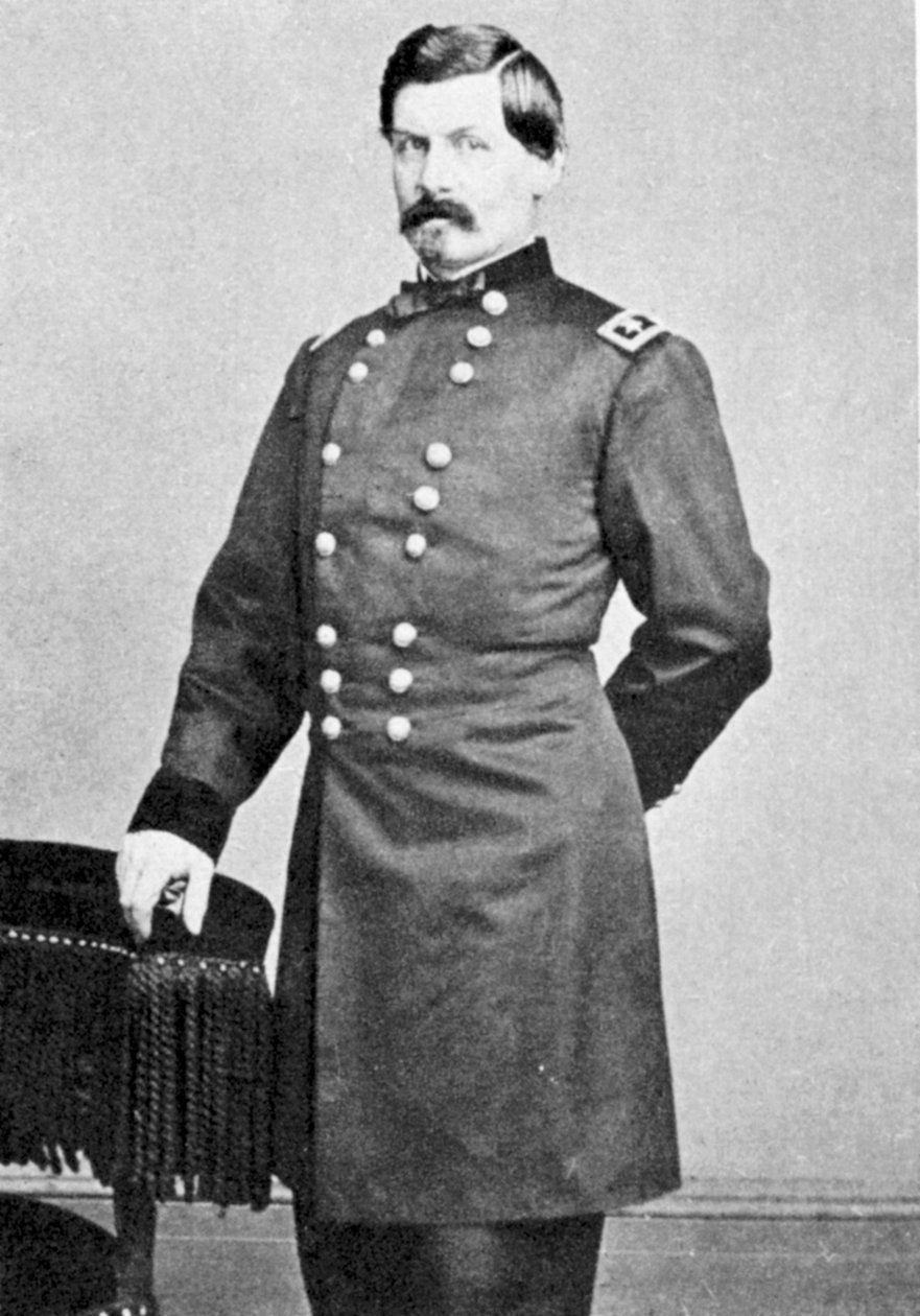 George Brinton McClellan , amerikansk soldat, 1861 av Unbekannt