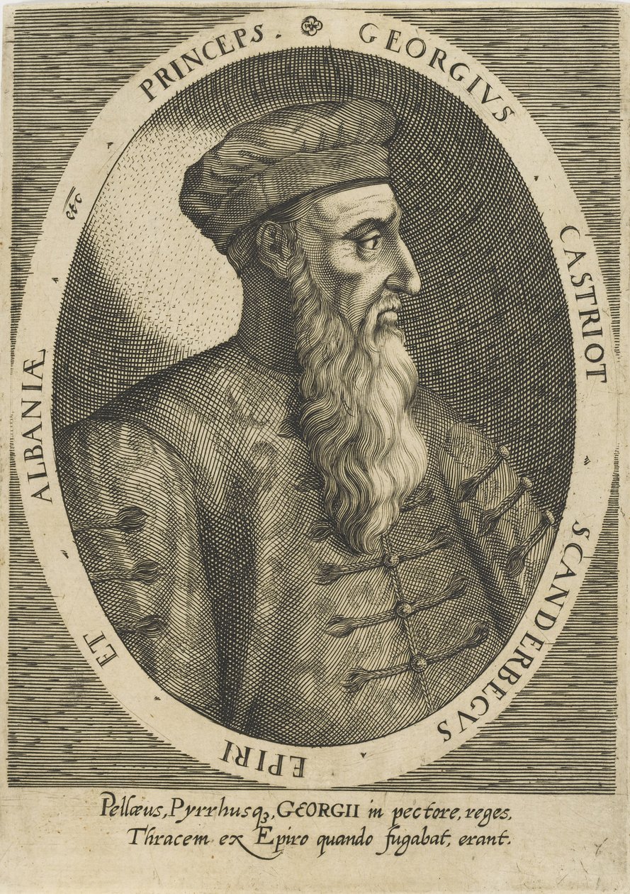 George Castriot 1405-1468, kjent som Skanderbeg, ca. 1620. av Unbekannt