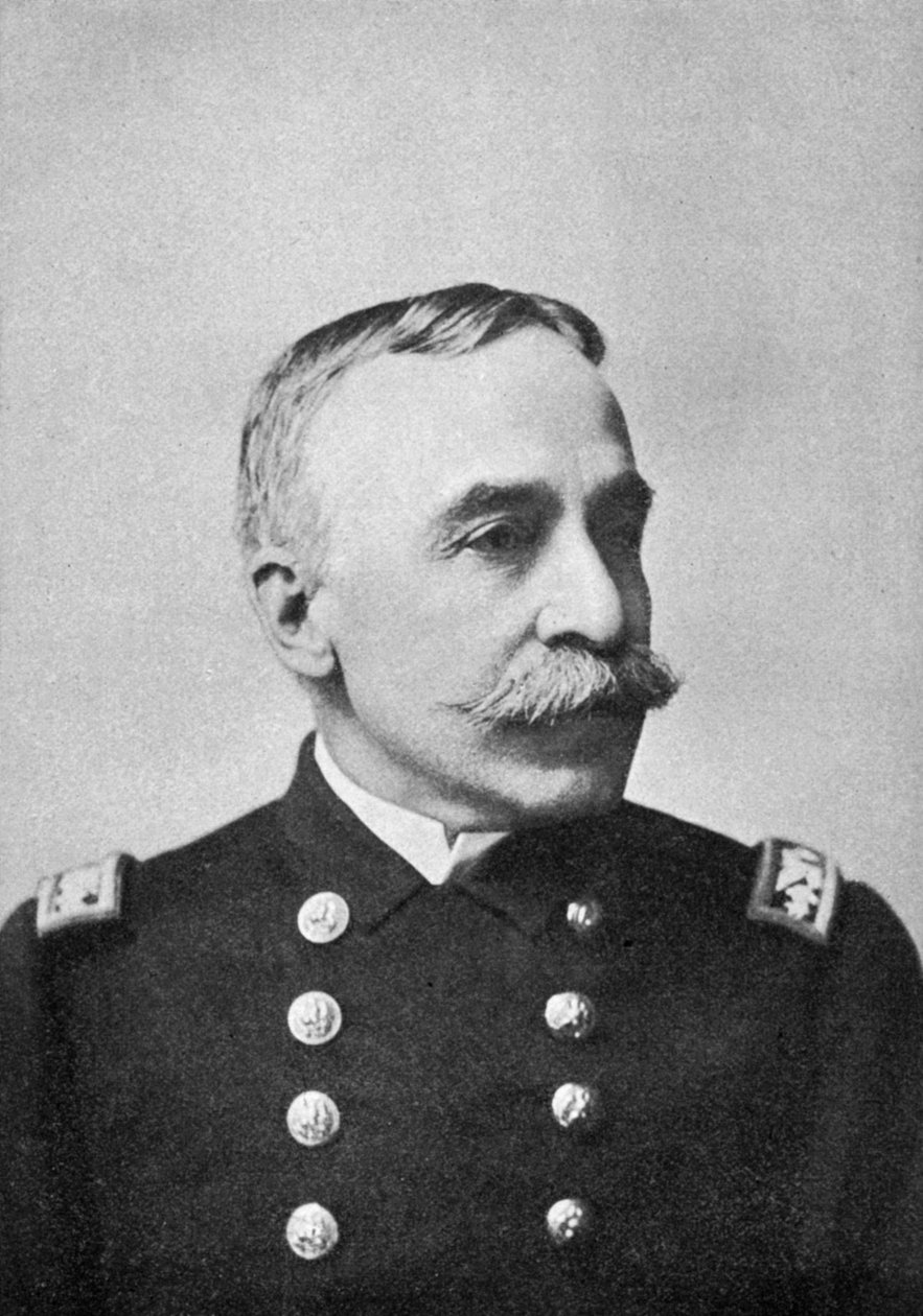 George Dewey , amerikansk admiral, 1898 av Unbekannt