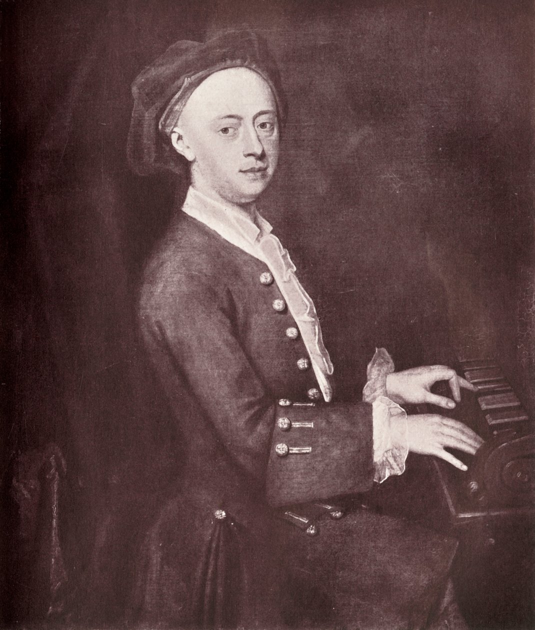 George Frederick Handel, c1720, 1919 av Unbekannt