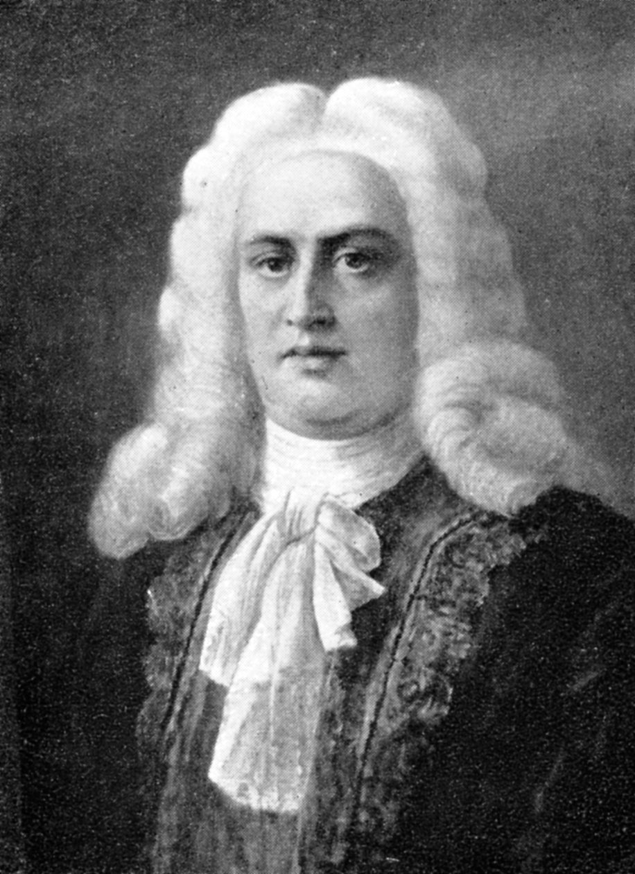 George Frideric Handel, 1685-1759, tysk barokkkomponist, 1909 av Unbekannt
