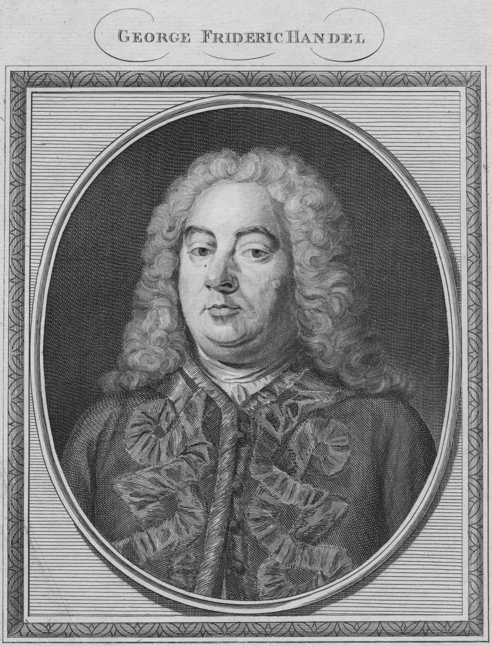 George Frideric Handel, 1785. av Unbekannt