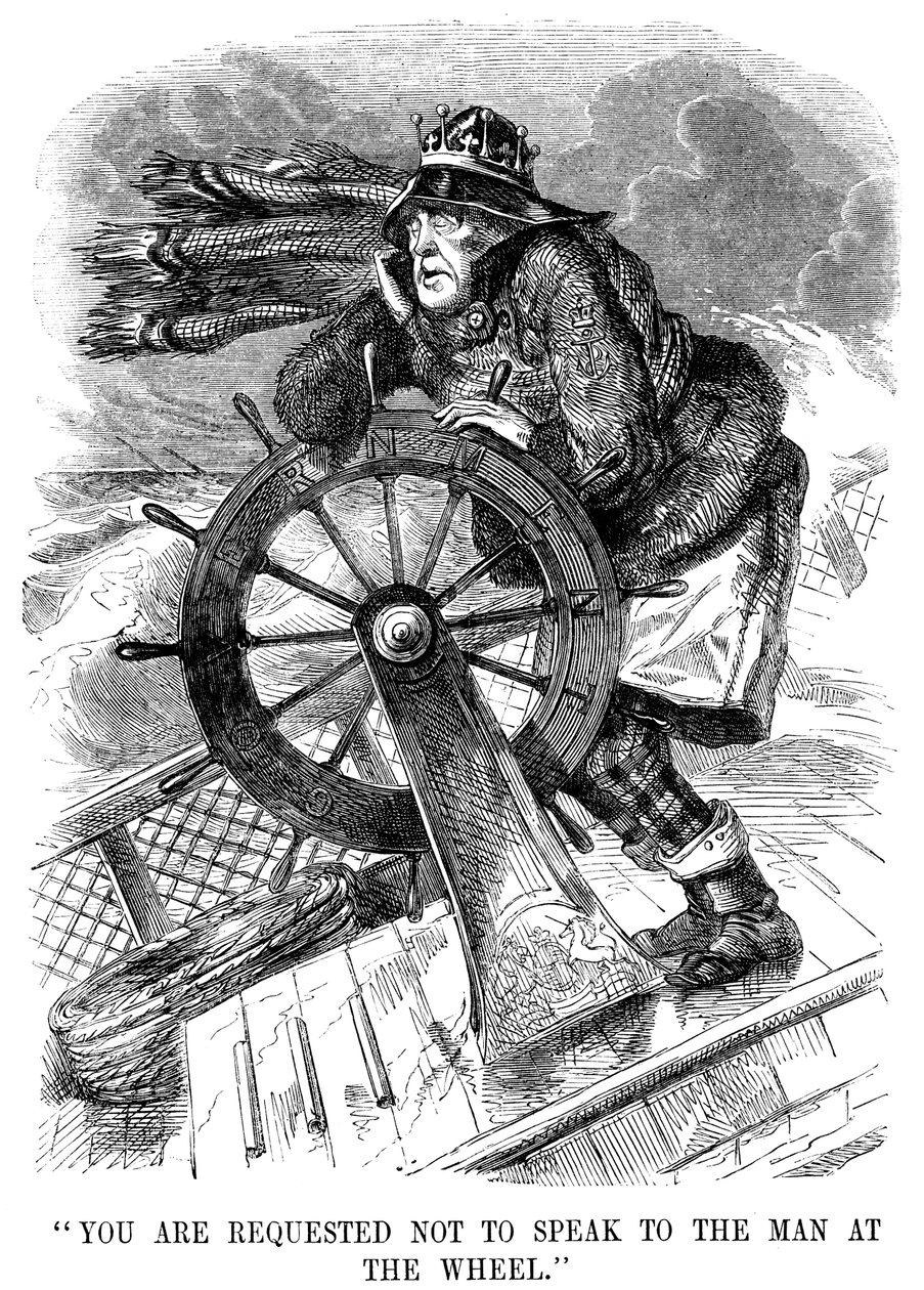 George Gordon, 4. jarl av Aberdeen 1784-1860, skotsk statsmann, 1854. av Unbekannt