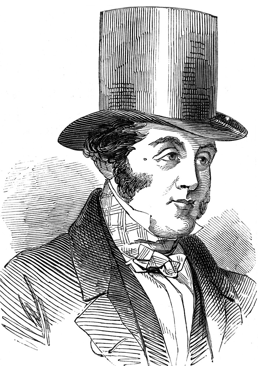 George Hudson, jernbanekongen, 1848 av Unbekannt
