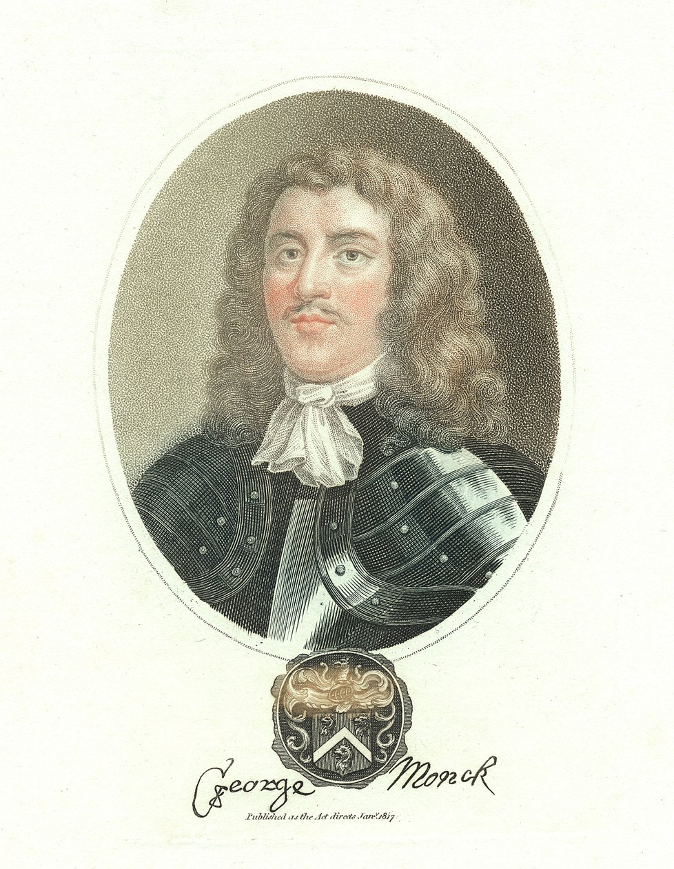 George Monck, 1. hertug av Albermarle, engelsk soldat fra 1600-tallet, 1817 av Unbekannt